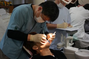 ＦＣ岐阜選手の皆さんに歯科健診を行いました。